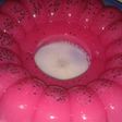 Puding buah naga