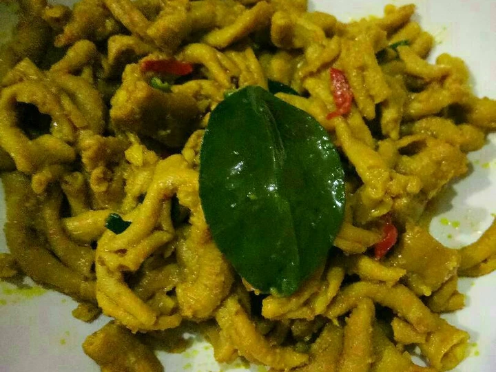 Langkah Gampang Membuat Resep Oseng usus Ayam bumbu kuning yang Sempurna Anti Ribet, Sempurna