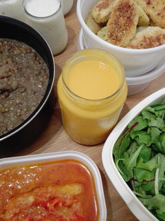 Una foto de Nuestro Batchcooking de esta semana