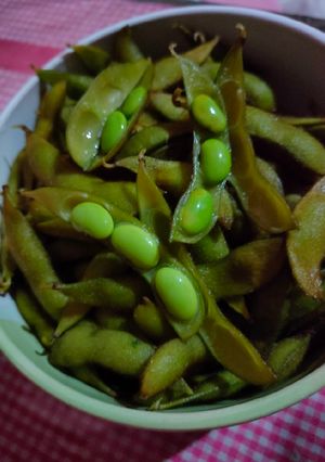 Foto resep Kacang Edamame rebus