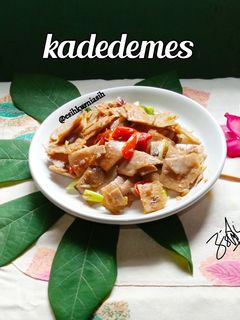 Foto resep Tumis kulit singkong (kadedemes)