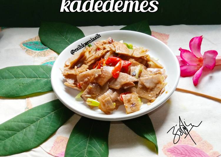 Bahan Menyiapkan Tumis kulit singkong (kadedemes), Menggugah Selera