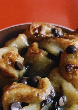 Foto di Girelle dell'avvento con crema di marroni e cioccolato bianco mou 🍂🌰🎄🤎🍰