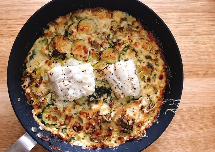 Recipe of Speedy Creamy vegetables and cod filet