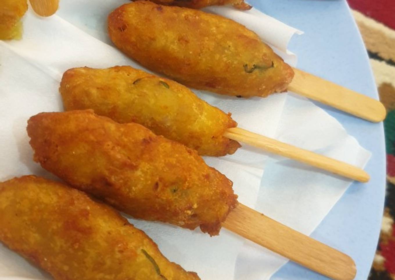 Sate lilit kentang ayam bocah 2Y