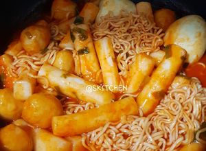 Foto resep Rabokki (Topokki Mie)