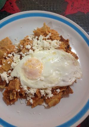 Una foto de Chilaquiles