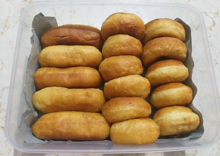 Donat kentang + step by step