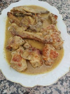 Una foto de Conejo guisado a mi manera
