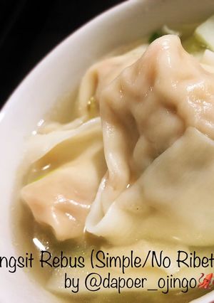 Foto resep Pangsit Rebus (Simple/No Ribet)