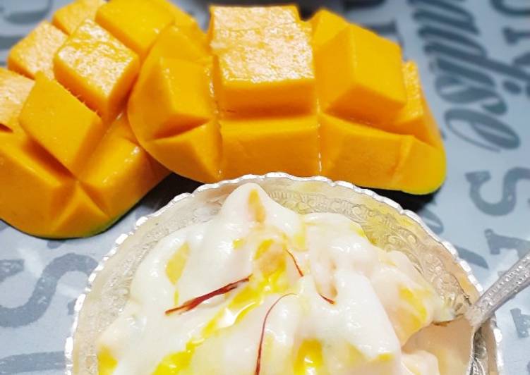 Recipe of Quick Mango cream