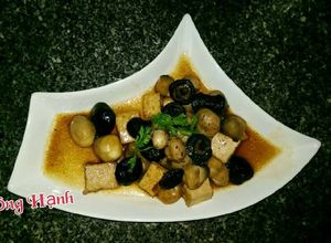 Hình của món Đậu Hủ & Nấm Kho Tiêu (Món Chay).