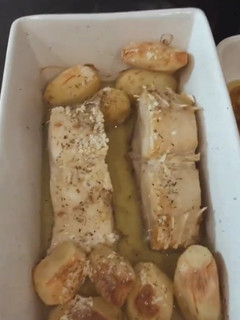 Foto de Bacalhau com Batatinhas no forno