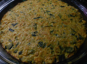Una foto de Tortilla de vegetales al horno light