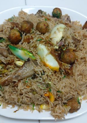 A picture of Zam Zam pulao.
