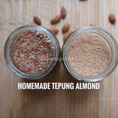 A picture of Homemade Tepung Almond / Almond Meal / Almond Flour / Tepung Ampas Almond.