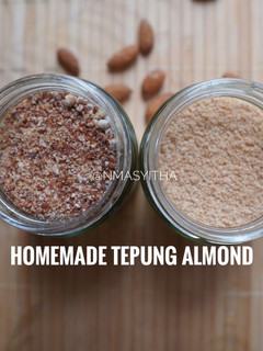 Foto resep Homemade Tepung Almond / Almond Meal / Almond Flour / Tepung Ampas Almond