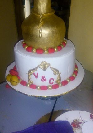 A picture of Traditional marriage Cake.