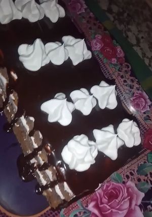 صورة لوصفة لي طرونش بذوق الشوكولاتة 😋 أكثر من رائع 🍰