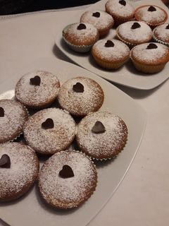 Foto di Muffin con cuore di Nutella