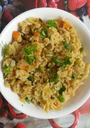 A picture of Veg Fried Rice.