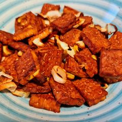 A picture of Baked Shoyu Tempeh (Vegan).
