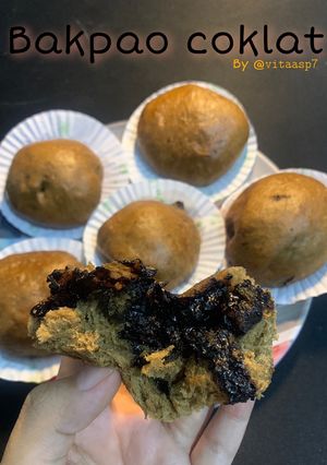 Foto resep Bakpau / Bakpao coklat isi coklat (takaran sendok)