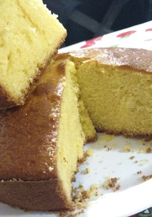 Una foto de Torta de mandarina en la licuadora