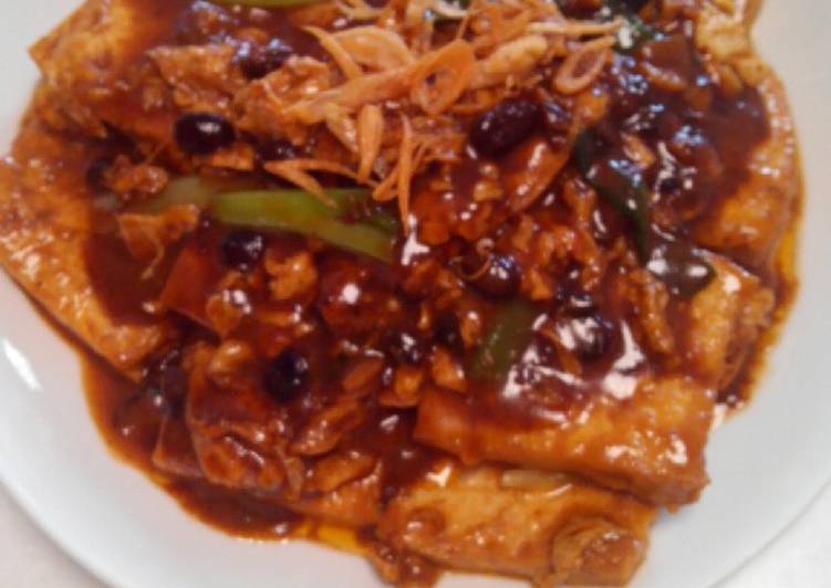 Resep Cau tofu tan (tumis tahu balut telor), Bikin Ngiler