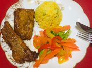 Una foto de costillas de cerdo rapido