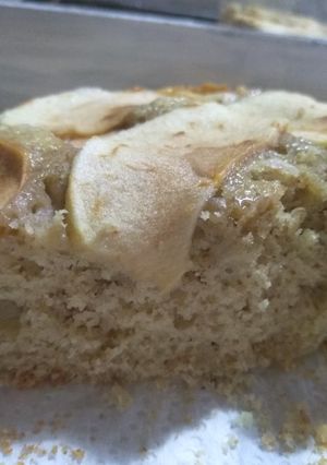 Una foto de Tarta de manzana integral