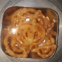 A picture of Homemade Jalebi.