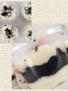 Foto resep Oreo cheesecake simple