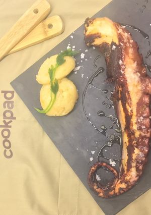 Una foto de Pata pulpo a la plancha