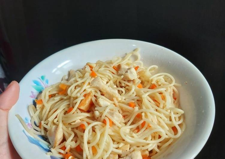 Langkah Mudah untuk Menyiapkan Spaghetti Simple utk Diet, Lezat Sekali