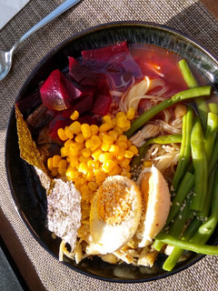 A picture of Not-So-Traditional Ramen Noodle Soup.