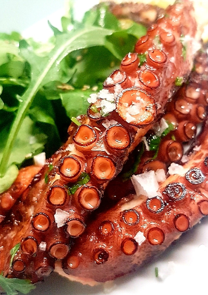 Una foto de Pulpo a la brasa