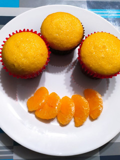 Una foto de Cupcake de Mandarina