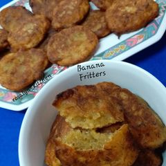 Quick and Easy Banana Fritters A picture of Quick and Easy Banana Fritters.