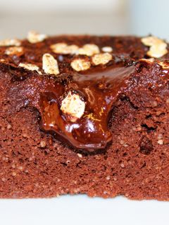 Una foto de Coulant de chocolate fit