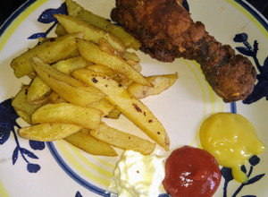 Una foto de Pollo frito
