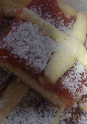 Una foto de Pasta frola de membrillo