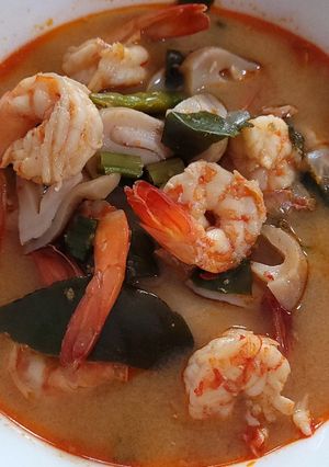 A picture of Creamy Tom Yum Goong.