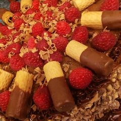 A picture of Simple chocolate cake.