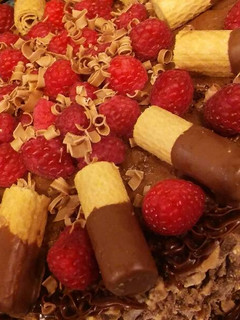 A picture of Simple chocolate cake.