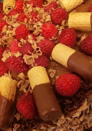 A picture of Simple chocolate cake.