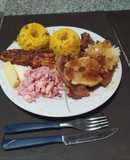 ***Chuletas de Cerdo a la Hawaiana***