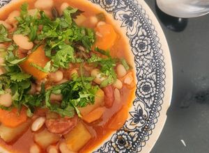 Una foto de Estofado de porotos o frijoles