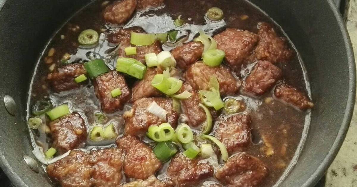 MONGOLIAN BEEF estilo . CHANG Receta de Ana Patricia Ramirez- Cookpad