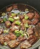 MONGOLIAN BEEF estilo P.F. CHANG